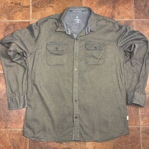 Kuhl Men's Green Casual Button-Down Shirt
